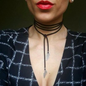 Нежен choker Angel Wings 